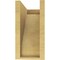 Ekena Millwork 6"W x 12"D x 12"H Classic Burlington Rough Cedar Woodgrain TimberThane Corbel, Primed Tan CORUR06X12X12BURRCPR - alternate 4
